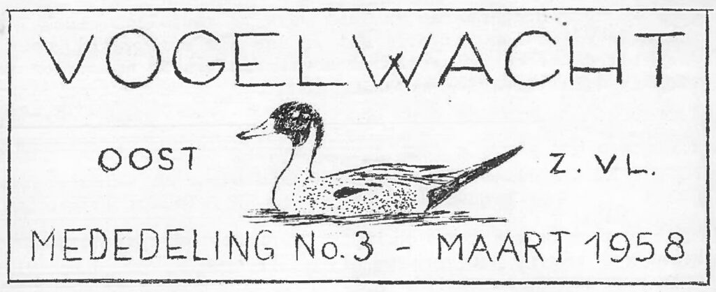 1958 Vogelwacht De Steltkluut